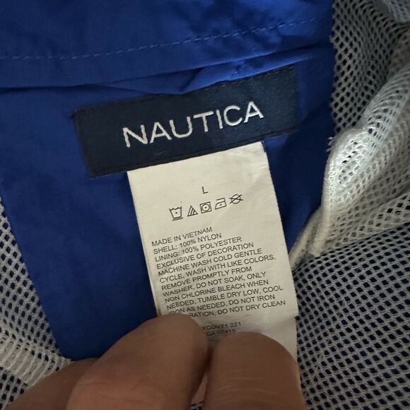 Nautica Men's Royal Blue Swim Board Shorts - Picture 5 of 5